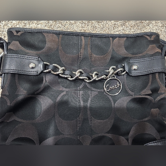 Coach Black Chain Crossbody/ Shoulder Bag - Picture 6 of 7
